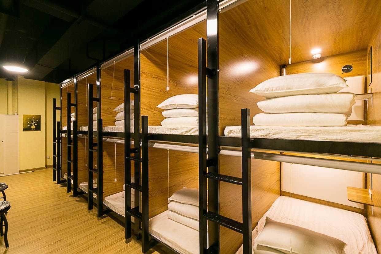 Хостел Cube Bed Station & Tours Sdn Bhd Семпорна Экстерьер фото